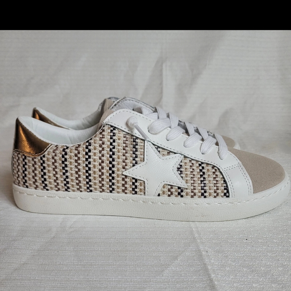 Vintage Havana Beige and White Sneakers - Picture 2 of 14